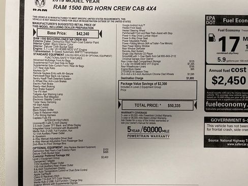 Used 2019 RAM 1500 Big Horn image 32