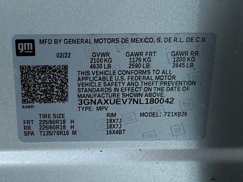 Used 2022 Chevrolet Equinox LT AWD/4WD image 18