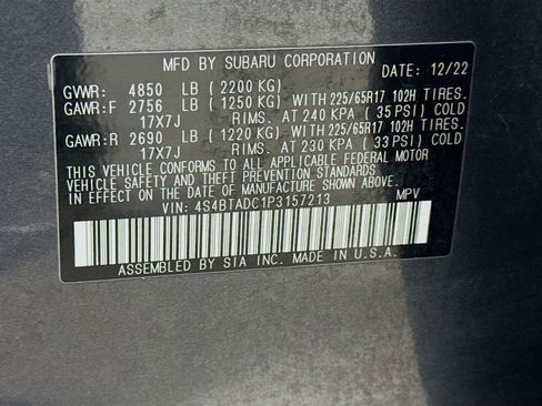 Used 2023 Subaru Outback Premium image 30