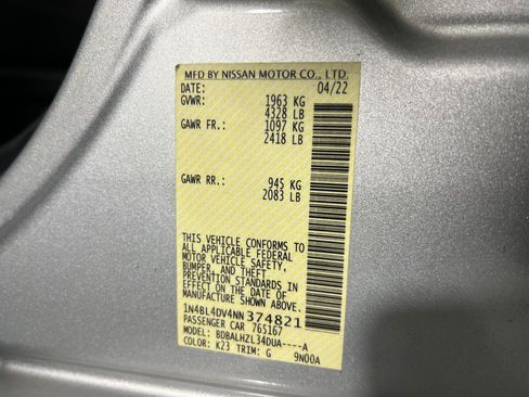 Used 2022 Nissan Altima 2.5 SV image 20