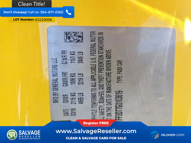 Used 2016 Chevrolet Camaro SS RWD image 16
