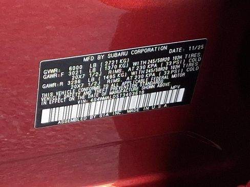 Used 2026 Subaru Ascent Bronze Edition AWD/4WD image 14