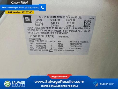 Used 2014 GMC Terrain SLT image 3