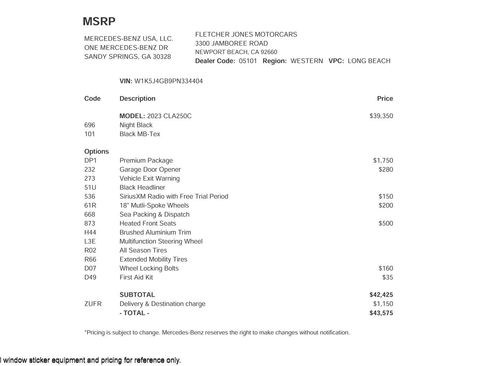 Certified 2023 Mercedes-Benz CLA 250 image 3