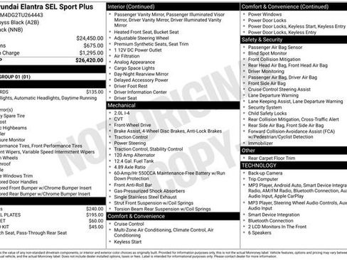 New 2026 Hyundai Elantra SEL Sport FWD image 25