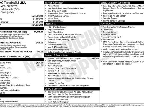 Used 2024 GMC Terrain SLE w/ Driver Convenience Package FWD image 6
