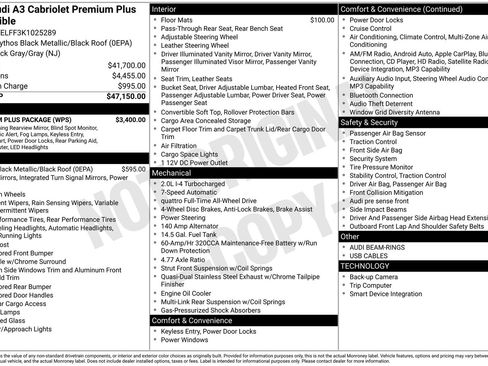 Used 2019 Audi A3 2.0T Premium Plus w/ Premium Plus Package image 15