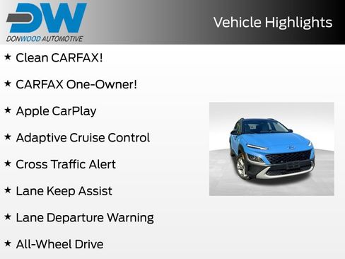 Used 2022 Hyundai Kona SEL w/ Cargo Package AWD/4WD image 6