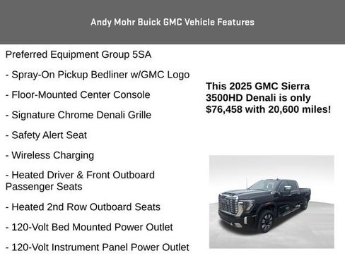 Used 2025 GMC Sierra 3500 Denali w/ Denali Reserve Package AWD/4WD image 12