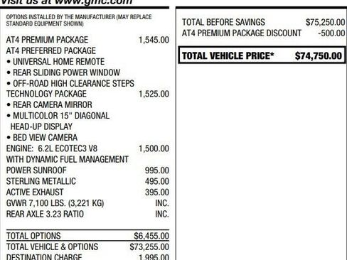 Certified 2025 GMC Sierra 1500 AT4 w/ AT4 Premium Package AWD/4WD image 2