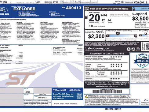 New 2027 Ford Explorer ST AWD/4WD image 4