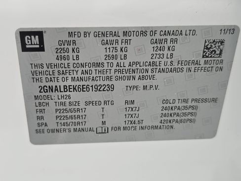 Used 2014 Chevrolet Equinox LT w/ Driver Convenience Package FWD image 32