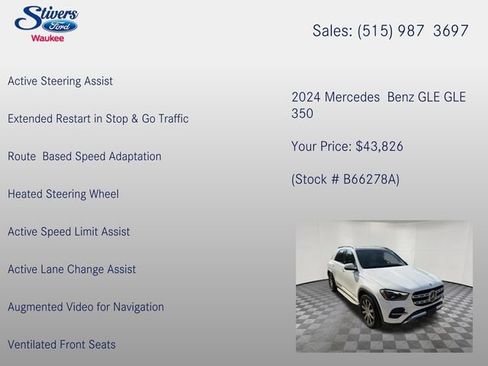 Used 2024 Mercedes-Benz GLE 350 4MATIC image 27