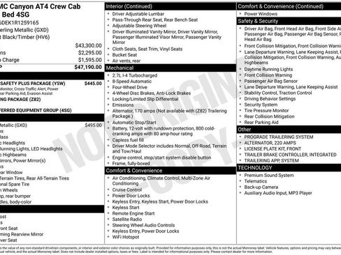 Used 2024 GMC Canyon AT4 w/ Canyon Safety Plus Package image 43