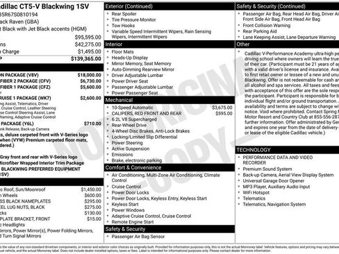 Used 2025 Cadillac CT5 V Blackwing w/ Precision Package RWD image 43