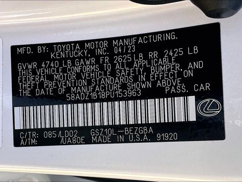 Used 2023 Lexus ES 350 w/ Premium Package FWD image 37