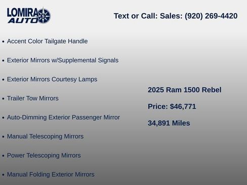 Used 2025 RAM 1500 Rebel AWD/4WD image 11
