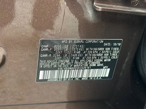 Used 2019 Subaru Ascent Touring w/ Popular Package #2A image 29