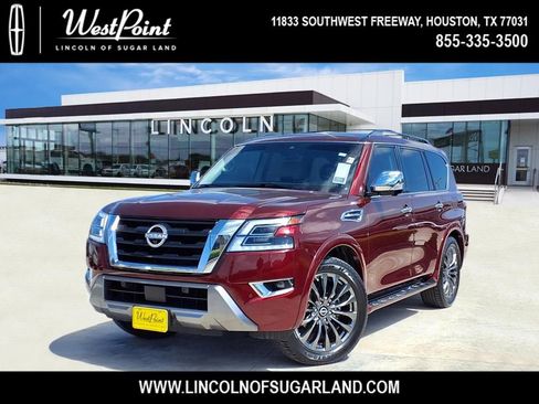 Used 2023 Nissan Armada Platinum w/ Captain's Chairs Package image 1