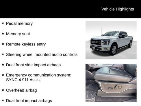 Used 2024 Ford F150 Lariat w/ Tow/Haul Package AWD/4WD image 15