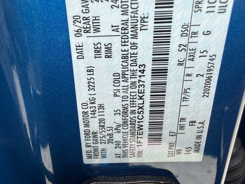 Used 2020 Ford F150 XLT w/ Equipment Group 302A Luxury image 32