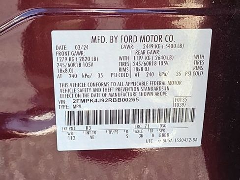 Used 2024 Ford Edge SEL image 36