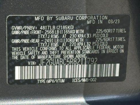 Certified 2024 Subaru Crosstrek 2.0i AWD/4WD image 29