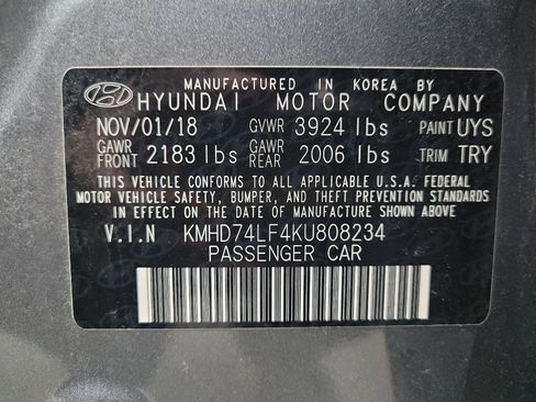 Used 2019 Hyundai Elantra SE w/ Cargo Package FWD image 33