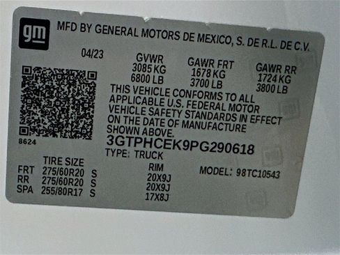 Used 2023 GMC Sierra 1500 Elevation w/ LPO, Elevation Black Package image 33