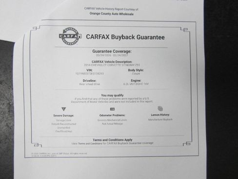 Used 2014 Chevrolet Corvette Stingray Coupe w/ 3LT Preferred Equipment Group RWD image 40