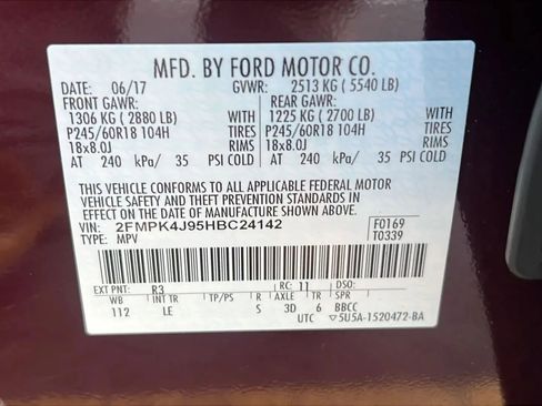 Used 2017 Ford Edge SEL w/ Equipment Group 201A image 33