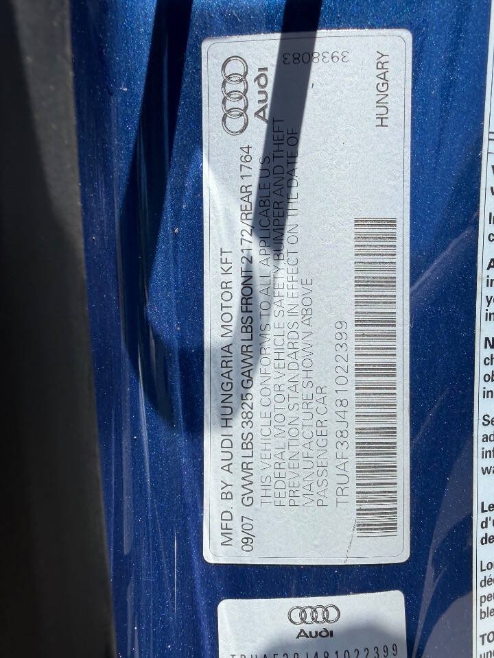 Used 2008 Audi TT 2.0T FWD image 14