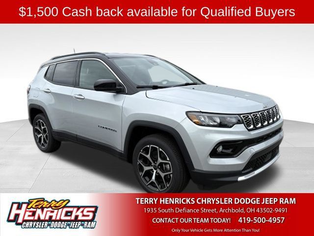 New 2026 Jeep Compass Limited AWD/4WD 360° Tour