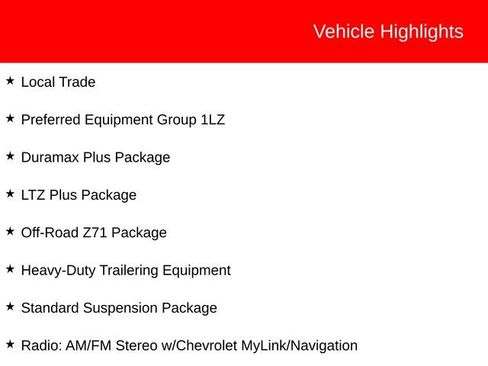 Used 2016 Chevrolet Silverado 2500 LTZ w/ Duramax Plus Package image 4