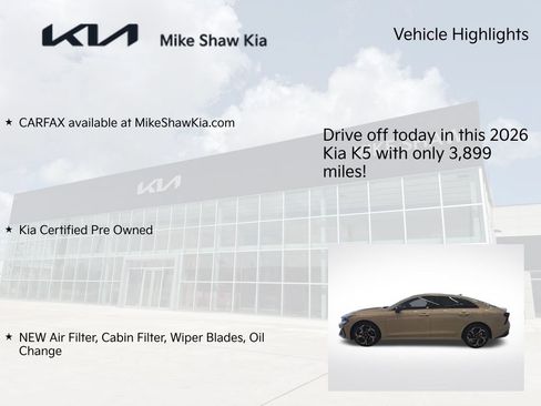 Certified 2026 Kia K5 GT-Line FWD image 10