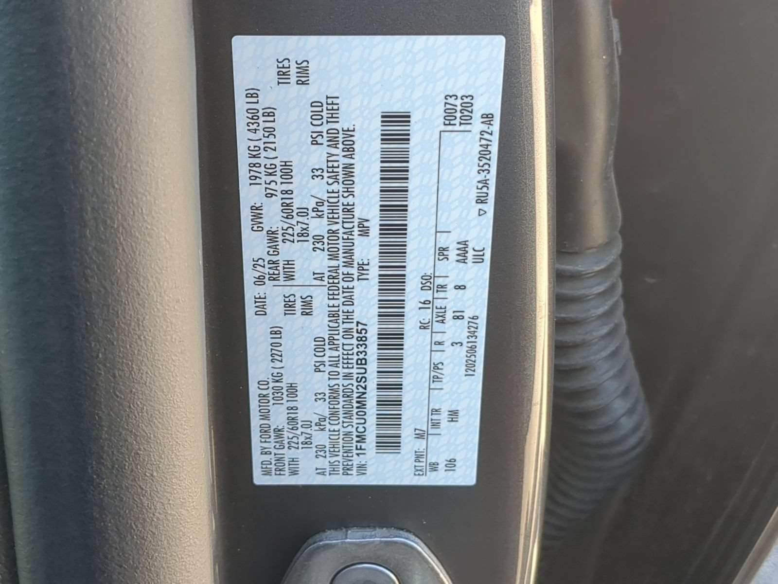 Used 2025 Ford Escape ST-Line FWD image 31