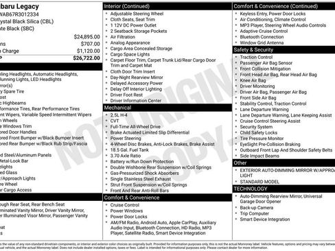 Used 2024 Subaru Legacy image 31