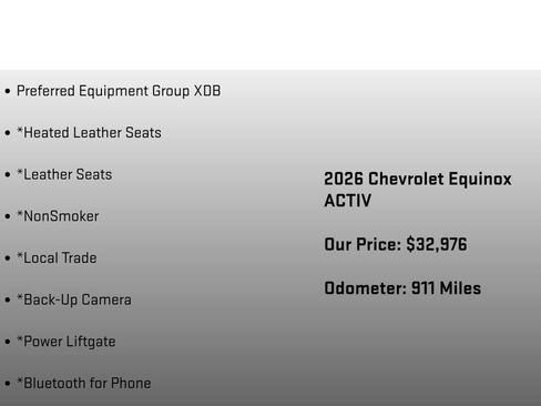 Certified 2026 Chevrolet Equinox ACTIV image 6
