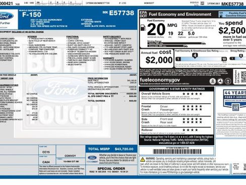 Used 2021 Ford F150 XL w/ Trailer Tow Package AWD/4WD image 3