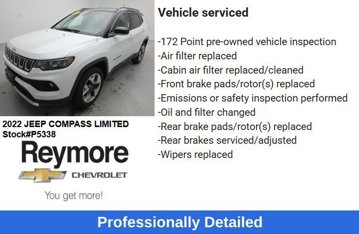 Used 2022 Jeep Compass Limited AWD/4WD image 50
