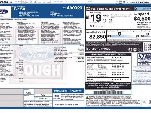 Used 2024 Ford F150 Lariat w/ Equipment Group 502A High image 2