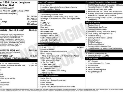 Used 2023 RAM 1500 Limited AWD/4WD image 2