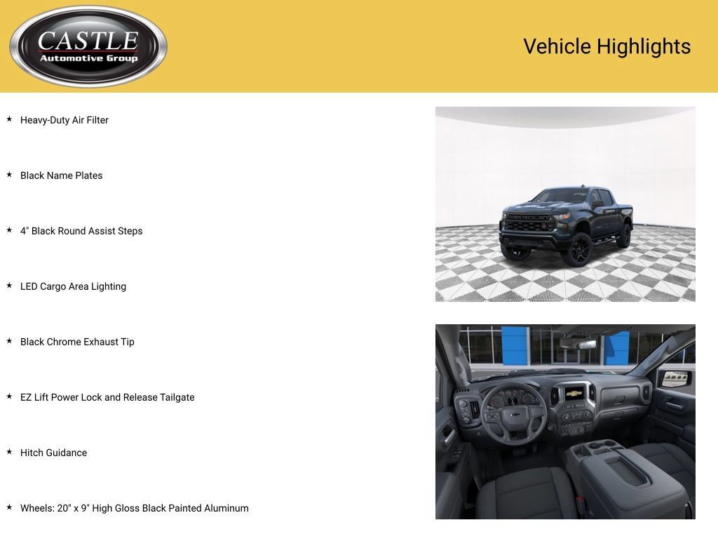 New 2026 Chevrolet Silverado 1500 Custom Trail Boss w/ Turbomax Blackout Package AWD/4WD image 8