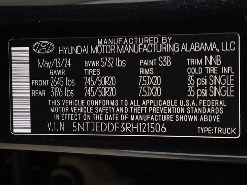 Used 2024 Hyundai Santa Cruz Limited AWD/4WD image 49