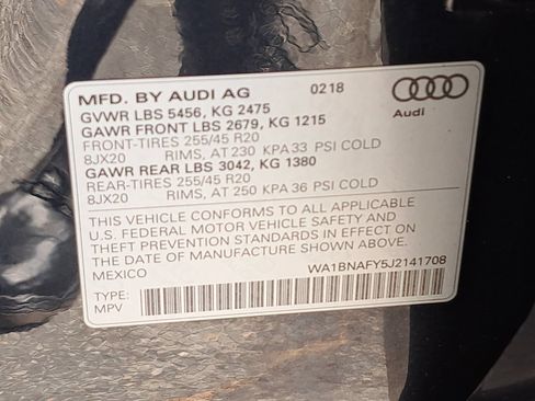 Used 2018 Audi Q5 2.0T Premium Plus w/ Premium Plus Package AWD/4WD image 38