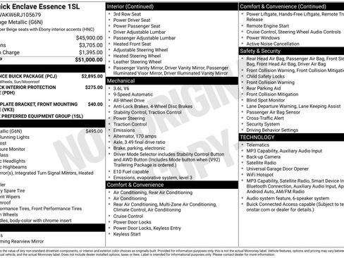 Used 2024 Buick Enclave Essence w/ Experience Buick Package AWD/4WD image 17