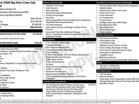 Used 2018 RAM 3500 Big Horn image 3