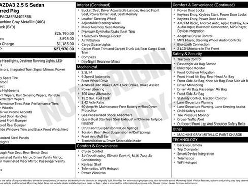 Used 2024 MAZDA MAZDA3 s image 30