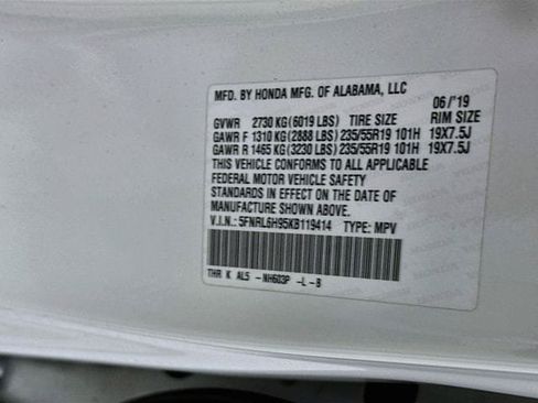 Used 2019 Honda Odyssey Elite image 37