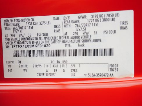 Used 2021 Ford F150 XL w/ Equipment Group 101A High AWD/4WD image 27